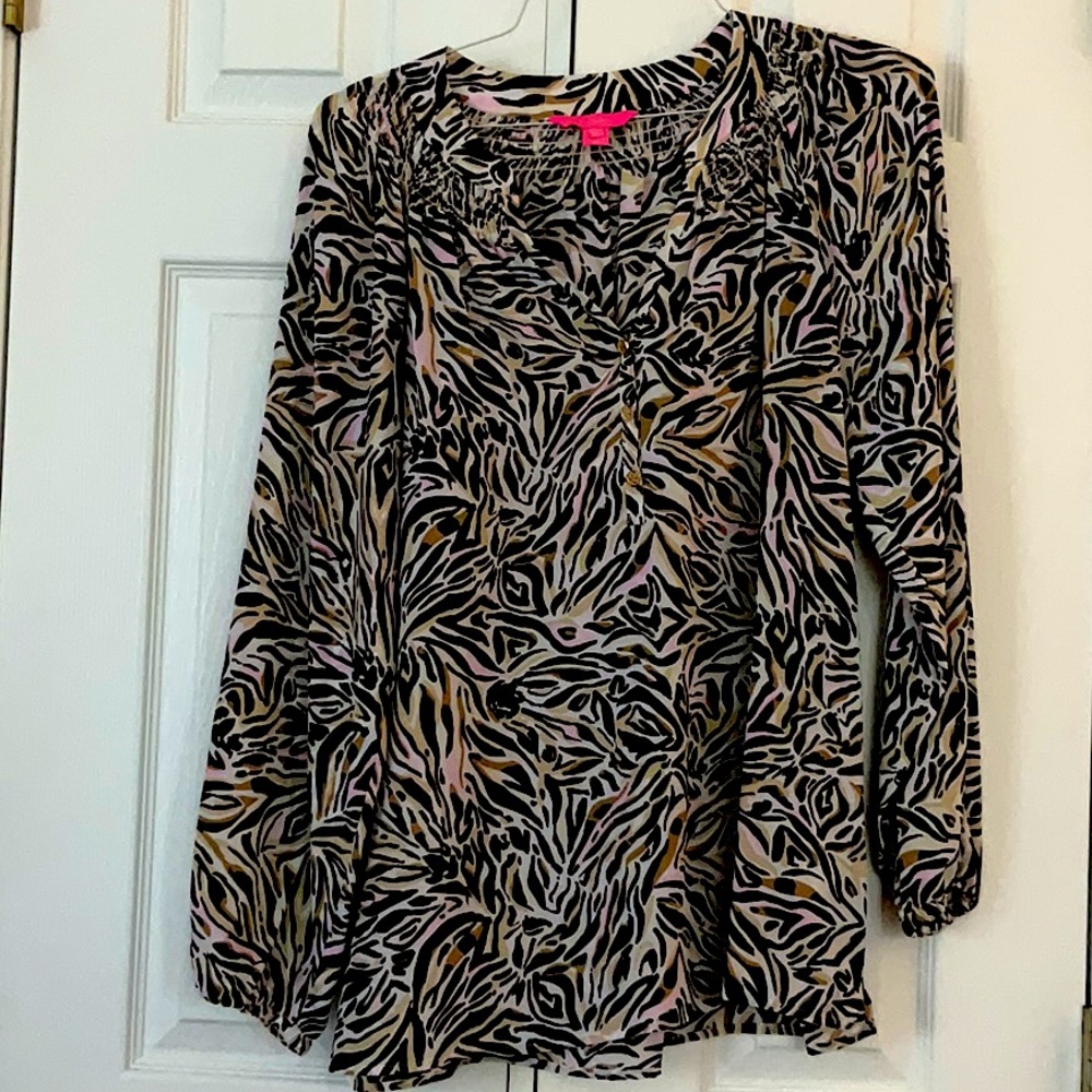 LILLY PULITZER ELSA SILK TOP